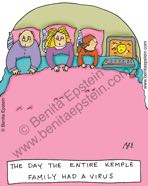 funny presentation powerpoint newsletter nurse nurses  cartoons nursing woman female health healthy doctors office checkup illness sick ill sick disease medical medicine cartoon cartoons computer monitor family virus 1678